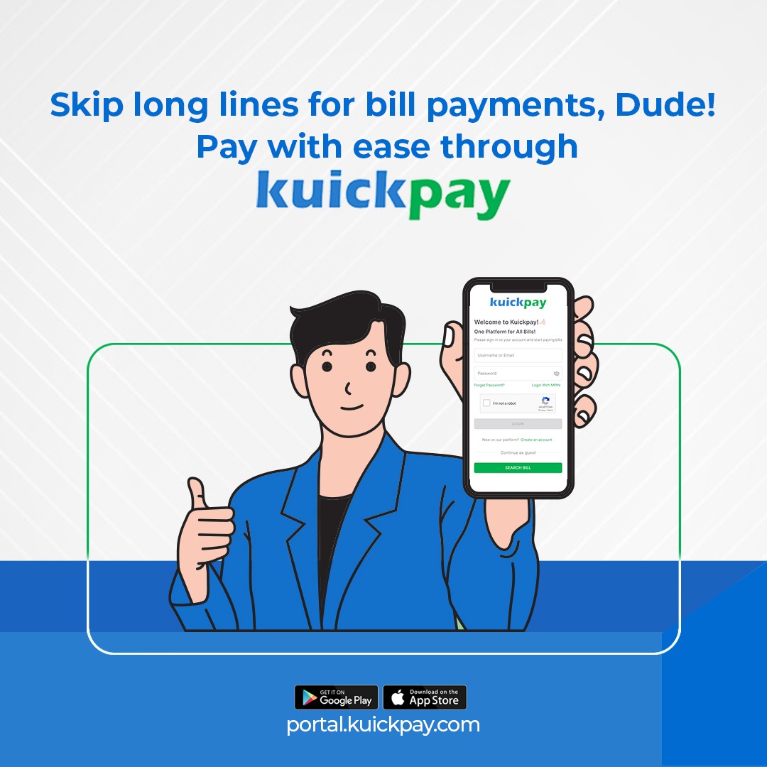 Skip the lines and pay bills hassle-free with Kuickpay! Easy, convenient, and stress-free.
Signup Now on;
portal.kuickpay.com
.
.
.
#Kuickpay #PayNow #billpayments