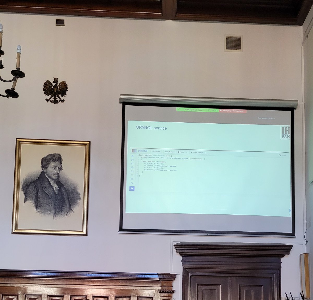 DuzyWieska's tweet photo. Anyone fancy to work with #Data4History from Poland? @ih_pan offers you a huge dataset and technological support! @wikidata @wbstakeholders @OpenRefine @LearningSPARQL @dariahgis @DARIAHeu @perthees @dbpedia #WikiHum  #ontohgis @ad_zapala @BogumilSzady @piotrjaskulski @AgataBloch https://t.co/Ur2tMGWOOX