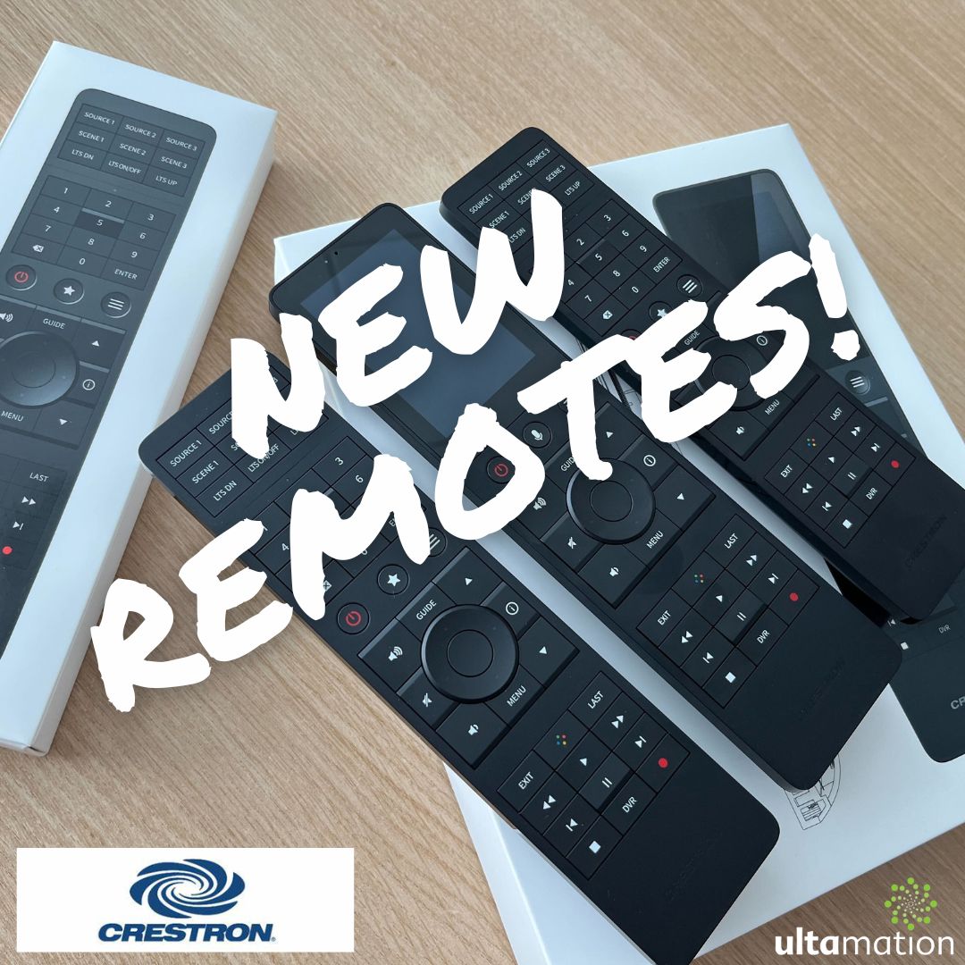 Ultamation's tweet image. We ordered a couple of new @crestron remotes for the office just before #CrestronMasters and within a week they had arrived 🙌 ... now to get them set up to make sure our drivers work across all platforms.
#crestron #ultamation #newgear