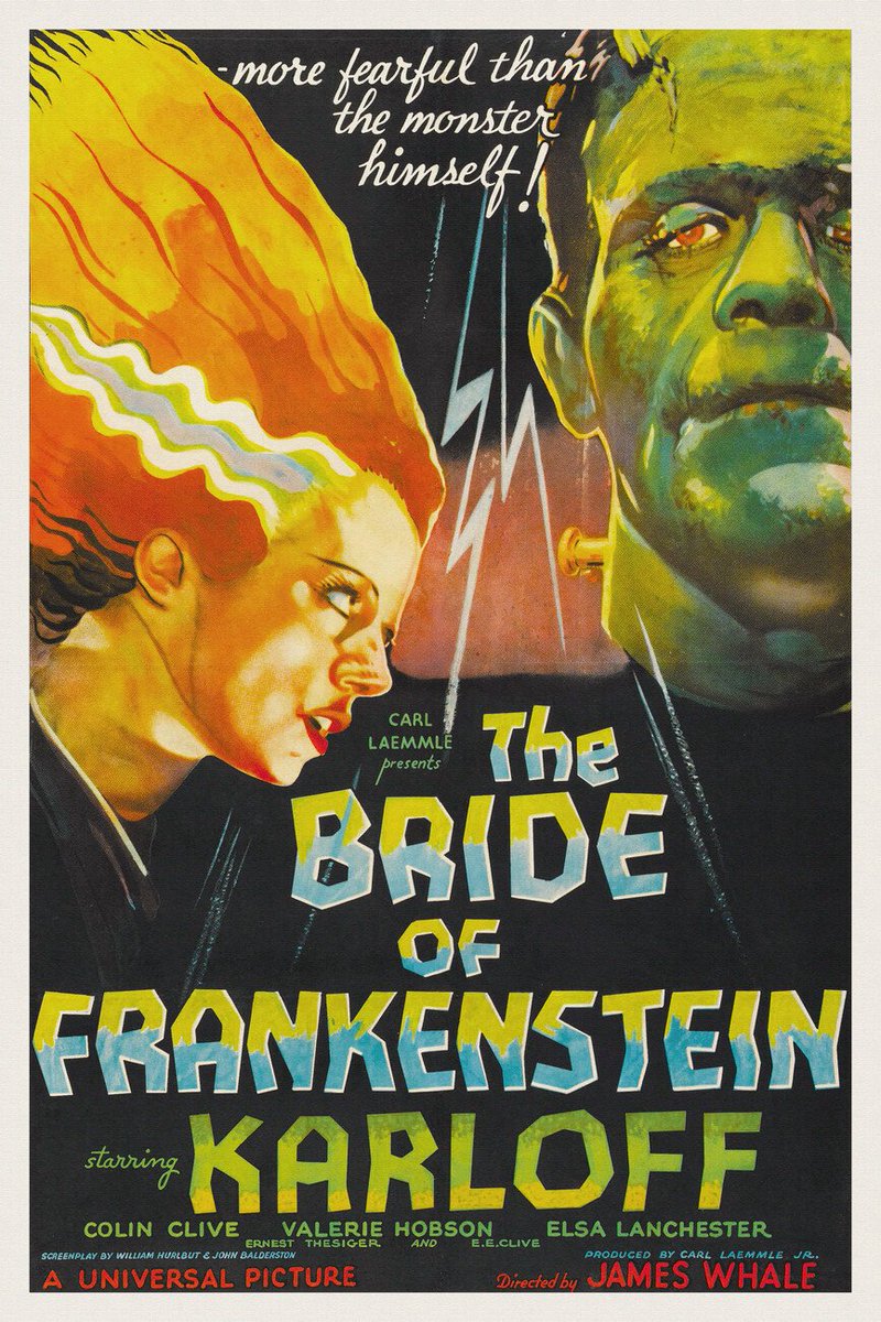 THIS THURSDAY, IT'S ALIVE! Join me and @DrNHetherington for a special screening of the iconic BRIDE OF FRANKENSTEIN at the @showroomcinema (as part of the Philosophy at the Showroom series) followed by a discussion in the Showroom Cafe Bar. ⚡️ Tickets: boxoffice.showroomworkstation.org.uk/Ticketing/visS…