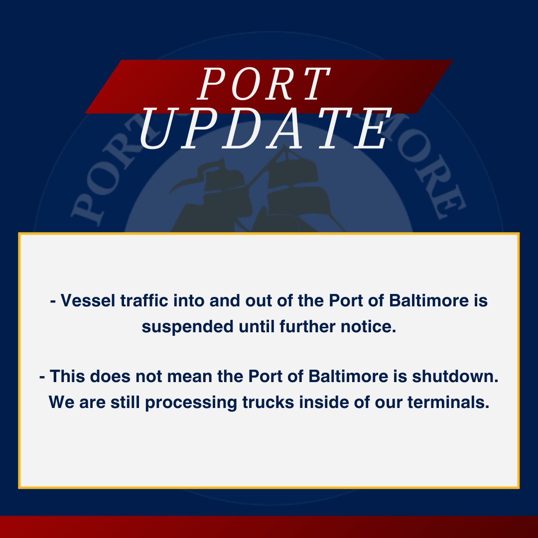 Port of Baltimore (@portofbalt) on Twitter photo 2024-03-26 12:27:42