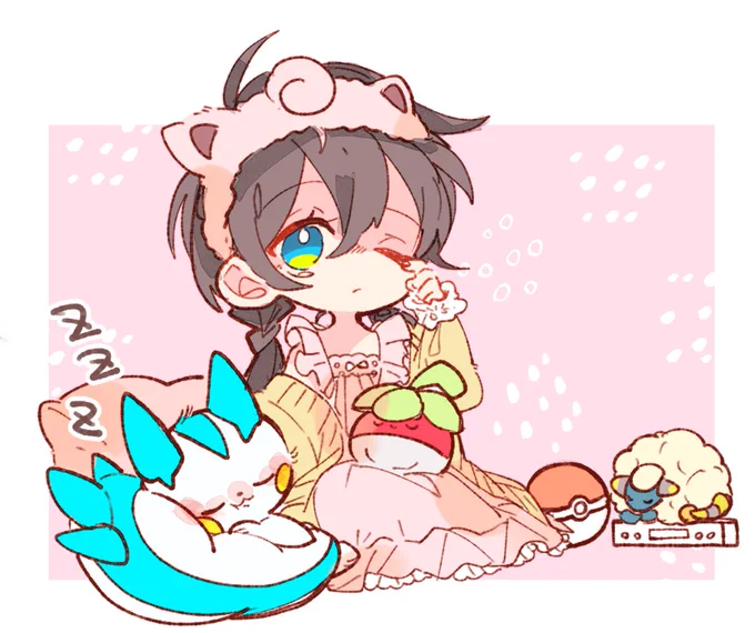 でんきタイプウィークのきょうかちゃん落書き 