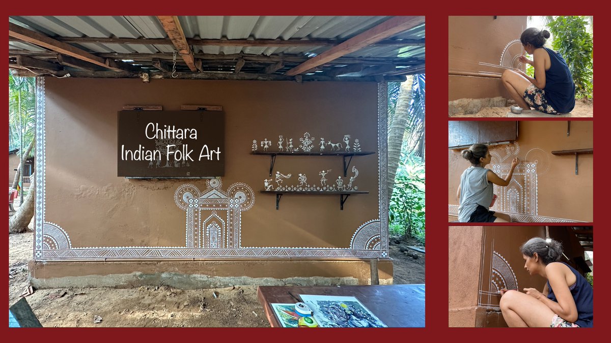 Traditional Folk art of India | Chittara | Warli youtu.be/CcRHqUzmop0?si… via <a href="/YouTube/">YouTube</a>