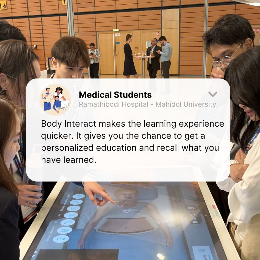 Virtual Patient Simulation accelerates learning! ⚡ It helps learners to consolidate knowledge and provides the chance to repeat the same clinical scenario until they master it. Medical Students' feedback from 🇹🇭 Ramathibodi Hospital, Mahidol University.