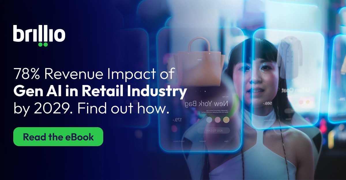 Cutting-edge retail solutions await 👉 bit.ly/3IZgc0d Unlock operational efficiency, cost savings, and personalized customer experiences with our #GenAI technology tailored specifically for the retail industry. Elevate your business today! #RetailInnovation #AI #CX