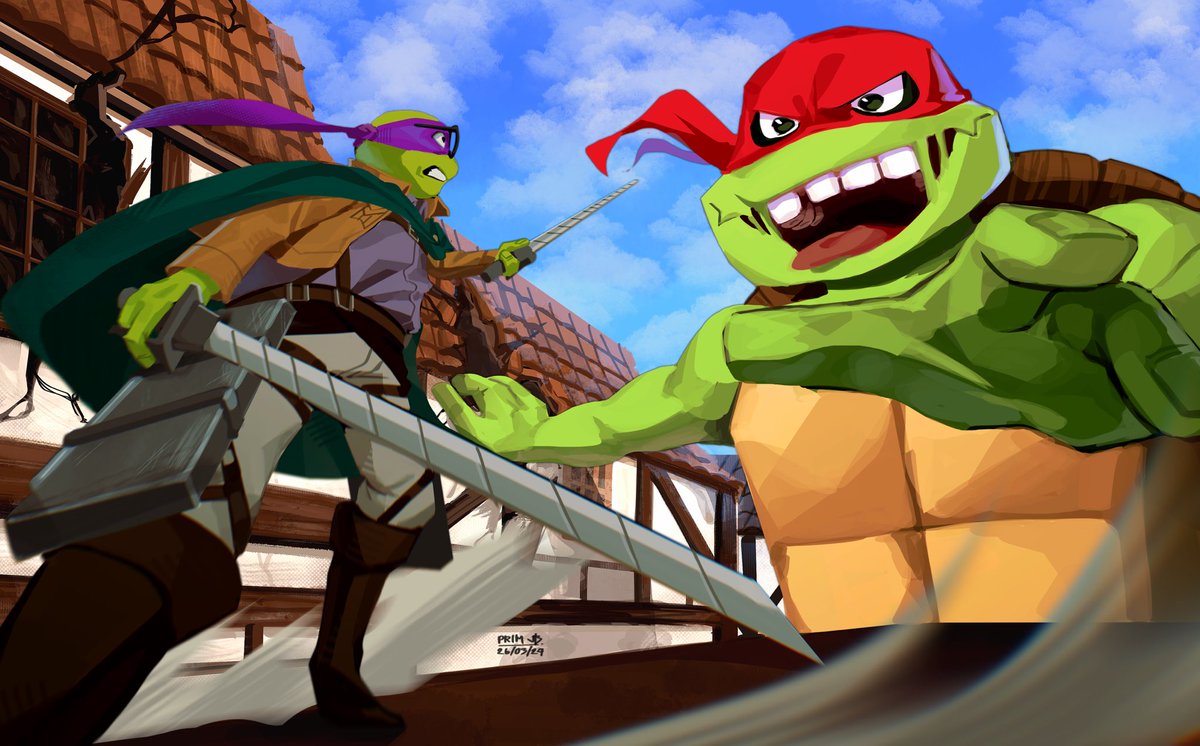PIMPOY_JB's tweet photo. Donnie the survey soldier🛡️

#MutantMayhem #tmnt #tmntmm #donnie https://t.co/hDAbmZTpp3
