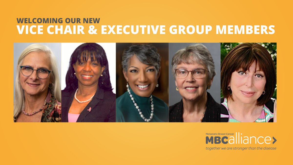 We are excited to welcome a new Vice Chair and four new Executive Group members who bring diverse skills, perspectives, and life experiences to their roles of providing strategic guidance and oversight of Alliance activities. Meet this dynamic team: MBCAlliance.org/ExecGroup24