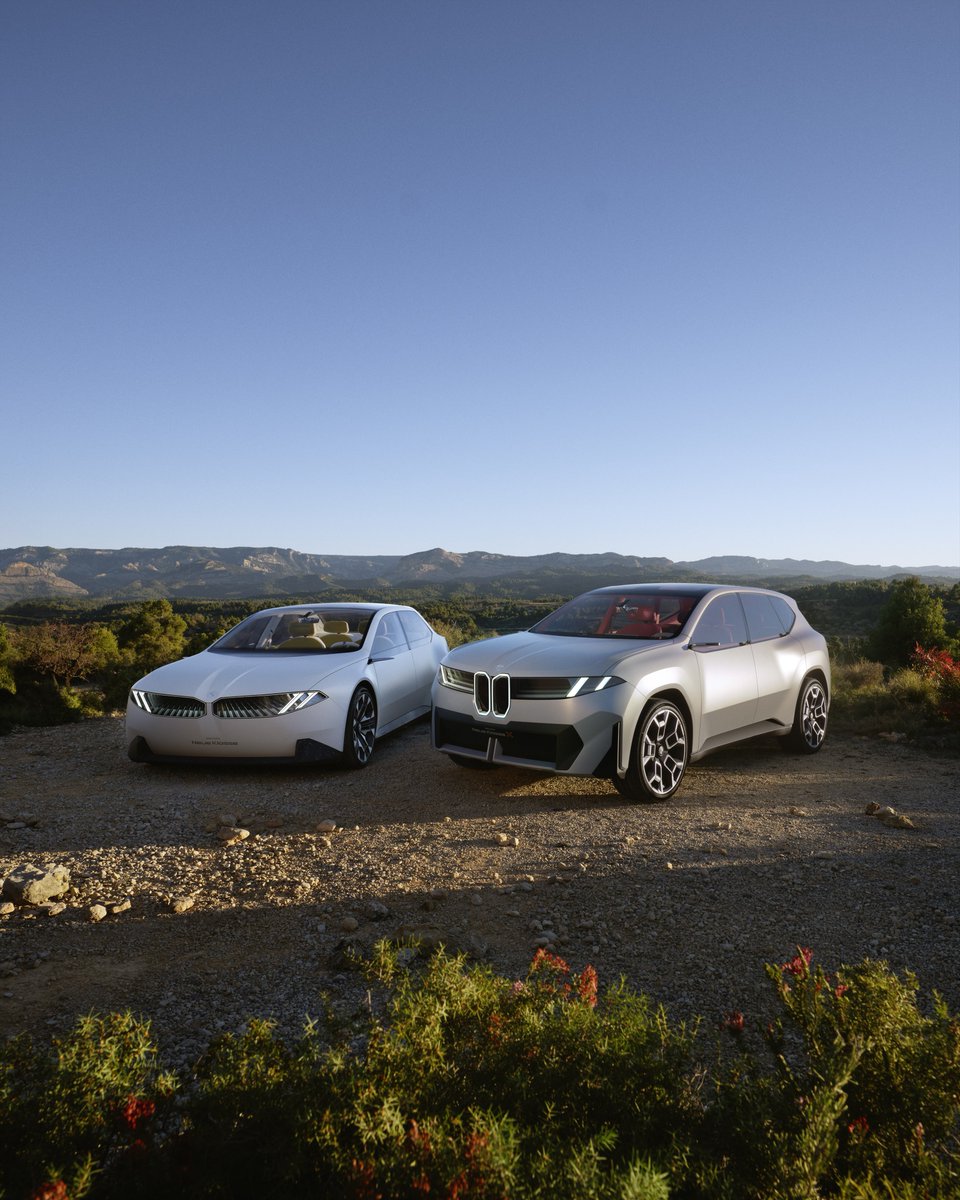 New addition, new adventures. Welcome to the family!​ ​ The BMW Vision Neue Klasse X and the BMW Vision Neue Klasse. 100% electric. ​ #BMW #NeueKlasse #THEVisionNeueKlasseX