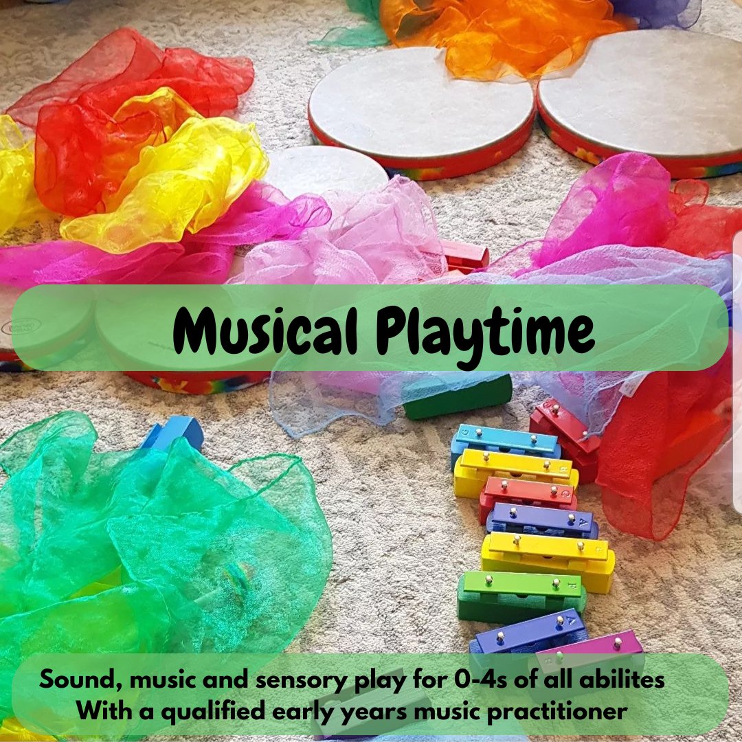 *New class, coming soon in Maghull - join the waiting list today*  Musical Playtime for 0-4s, child-led musical play, with parents/carers, supported by a qualified early years music practitioner.  bookwhen.com/alisonturpinmu…