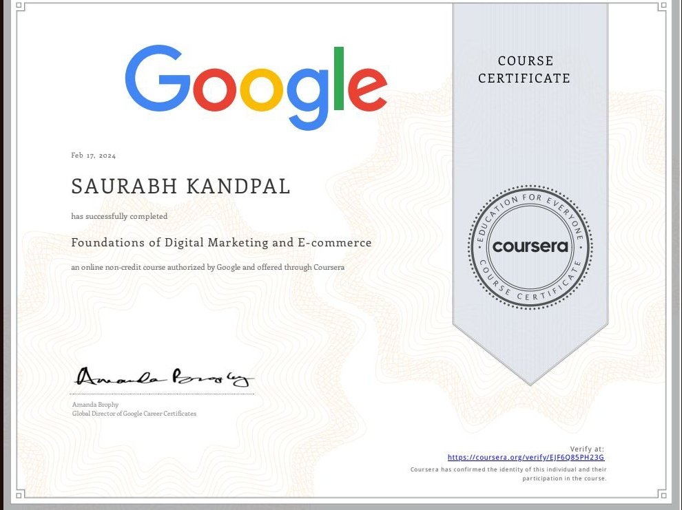 saurabhntl_07's tweet image. Cool 😎 . #Google 
Detail knowledge about digital marketing (future) . 
Grab the opportunity to learn how google do marketing of their products and reach their target audience.