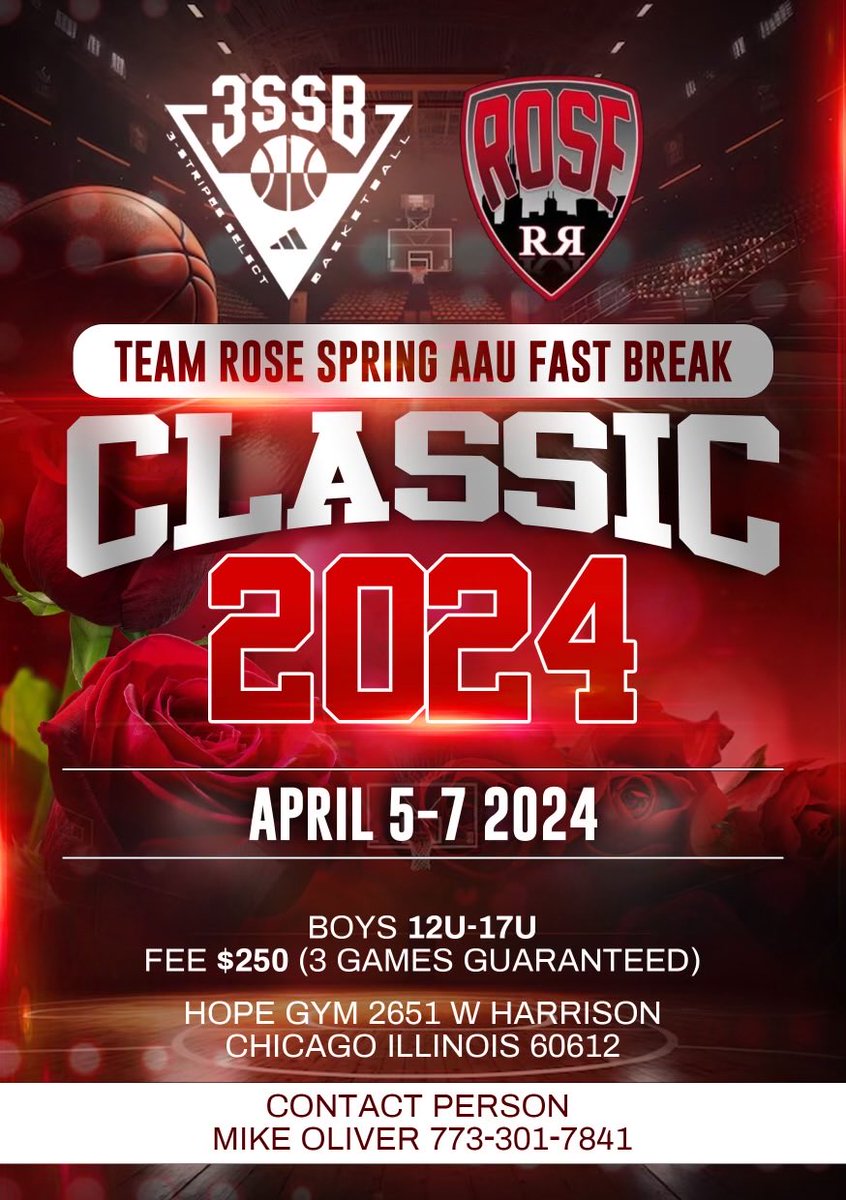 Only few spots left for tip off classic 2024!!