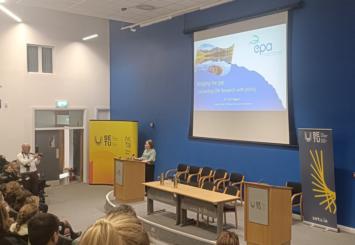 Detect NO2 (@detectno2) on Twitter photo A great presentation from <a href="/EPAIreland/">EPA Ireland</a> discussing how to bridge the gap between research and policy!
Looking forward to more interesting and eye-opening talks at <a href="/ESAI_Environ/">ESAI_ENVIRON</a> #environ24 A great presentation from <a href="/EPAIreland/">EPA Ireland</a> discussing how to bridge the gap between research and policy!
Looking forward to more interesting and eye-opening talks at <a href="/ESAI_Environ/">ESAI_ENVIRON</a> #environ24