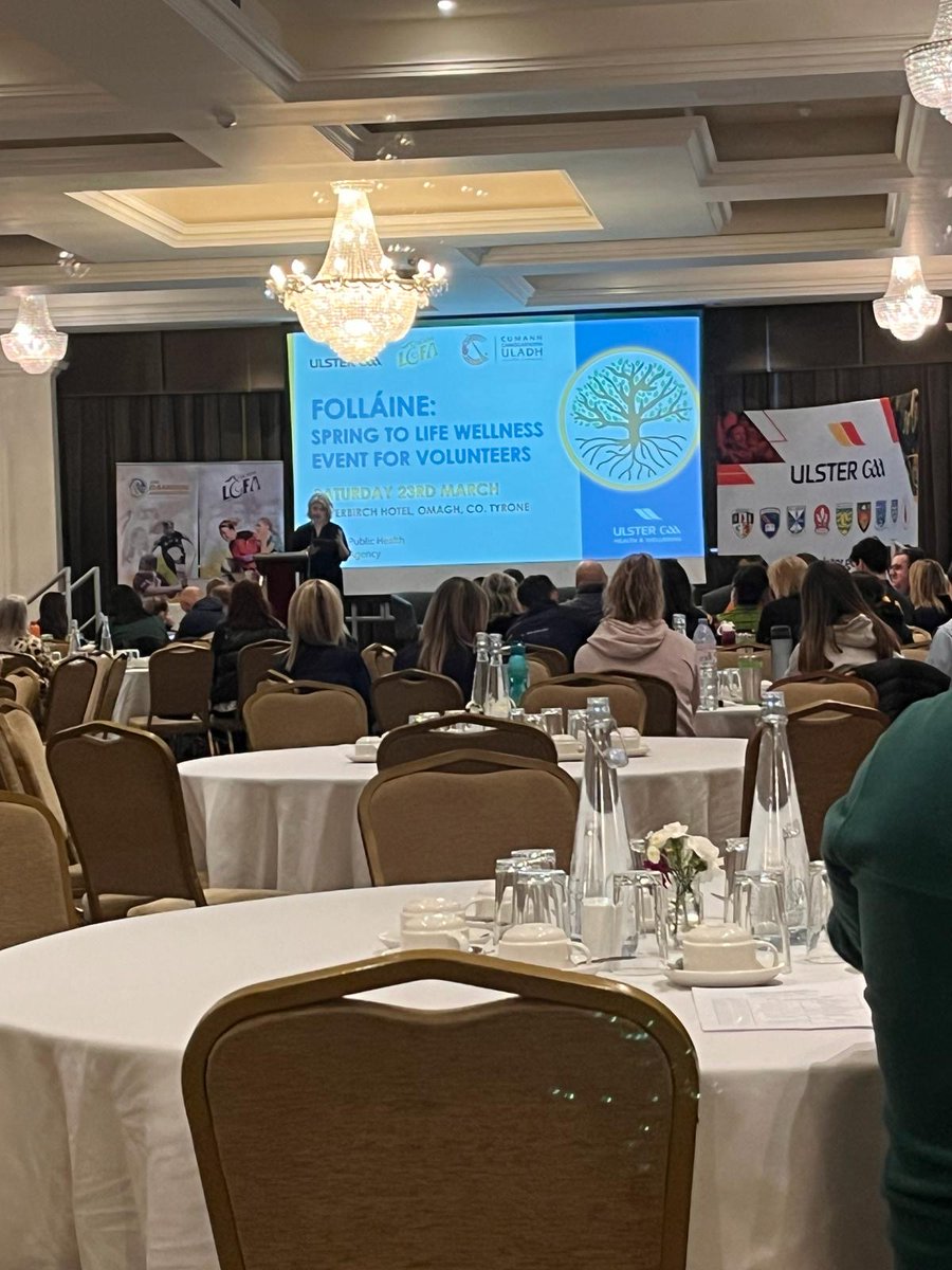 Our fostering team were at the recent GAA Health & Wellness conference in the Silver Birch Hotel, Omagh as part of our ongoing partnership with @UlsterGAA . Thank you for giving us the opportunity to raise awareness about #fostering to club volunteers present. #FosteringBelonging