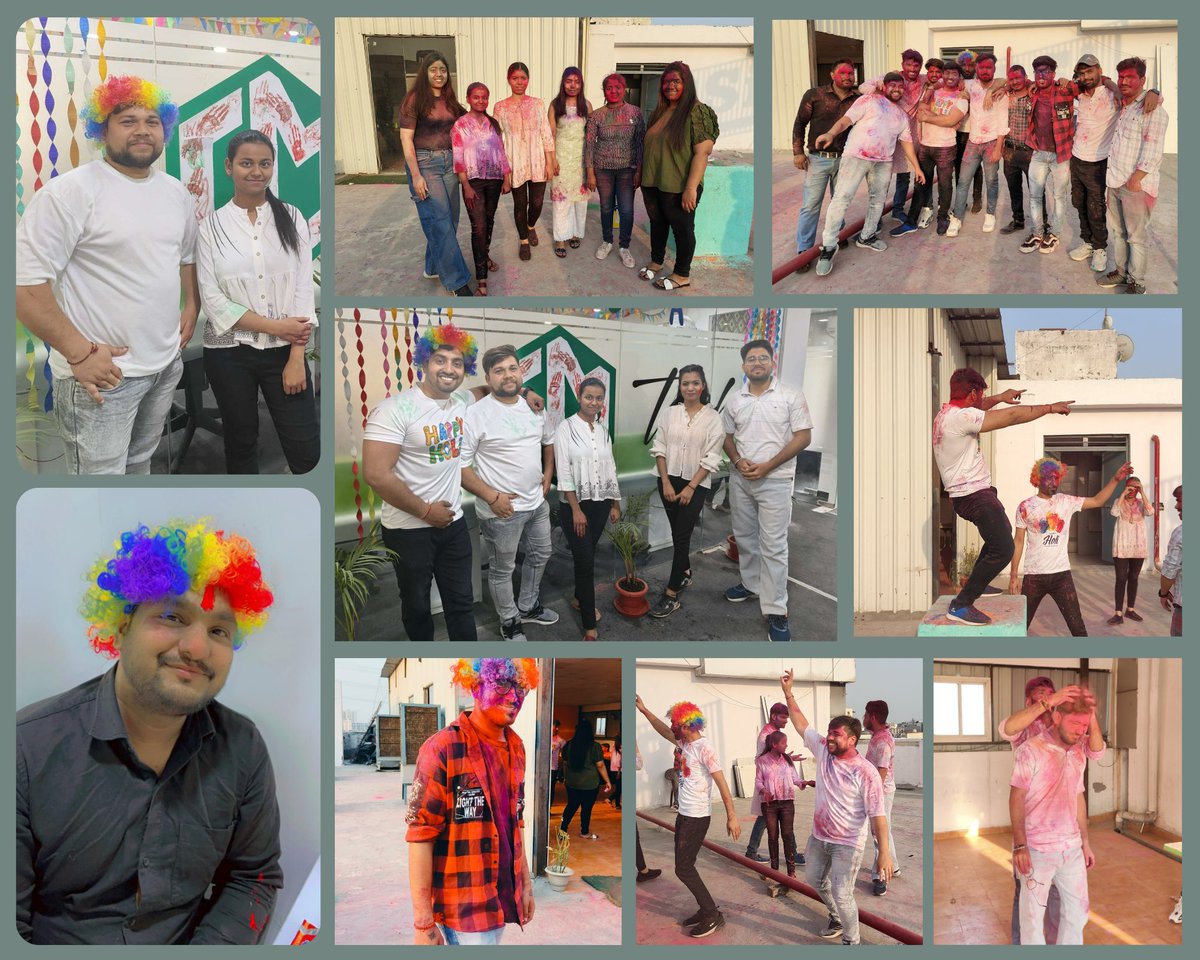 Codermask_Tech's tweet image. #𝘊𝘰𝘭𝘰𝘳𝘴, #𝘭𝘢𝘶𝘨𝘩𝘵𝘦𝘳, 𝘢𝘯𝘥 𝘮𝘦𝘮𝘰𝘳𝘪𝘦𝘴 𝘨𝘢𝘭𝘰𝘳𝘦 – 𝘰𝘶𝘳 #𝘏𝘰𝘭𝘪 𝘤𝘦𝘭𝘦𝘣𝘳𝘢𝘵𝘪𝘰𝘯, 𝘤𝘰𝘮𝘱𝘭𝘦𝘵𝘦 𝘸𝘪𝘵𝘩 𝘢 𝘧𝘶𝘯 𝘏𝘰𝘭𝘪 𝘣𝘳𝘶𝘯𝘤𝘩, 𝘸𝘢𝘴 𝘢𝘯 𝘢𝘣𝘴𝘰𝘭𝘶𝘵𝘦 𝘣𝘭𝘢𝘴𝘵!🎨🥳

#OfficeHoliCelebration #ColorfulFun #TeamBonding