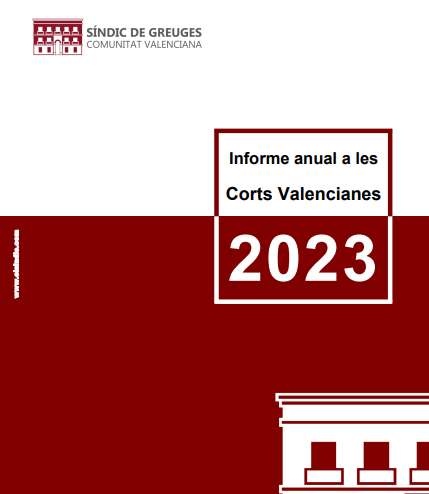 🔊Mañana, 27 de marzo, a las 11.00 h 👉 el síndic de Greuges, @angelluna1952, entrega el Informe Anual 2023 de la institución a la presidenta de les Corts Valencianes, @LlanosMasso, y a los miembros de la Mesa. @cortsval