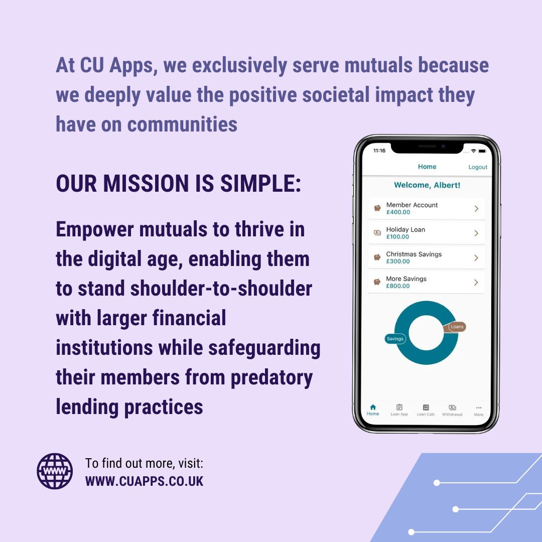 Discover the Difference: CU Apps exclusively partners with mutuals to redefine the financial landscape. Click to learn more about our mission statement and commitment to empowering communities.