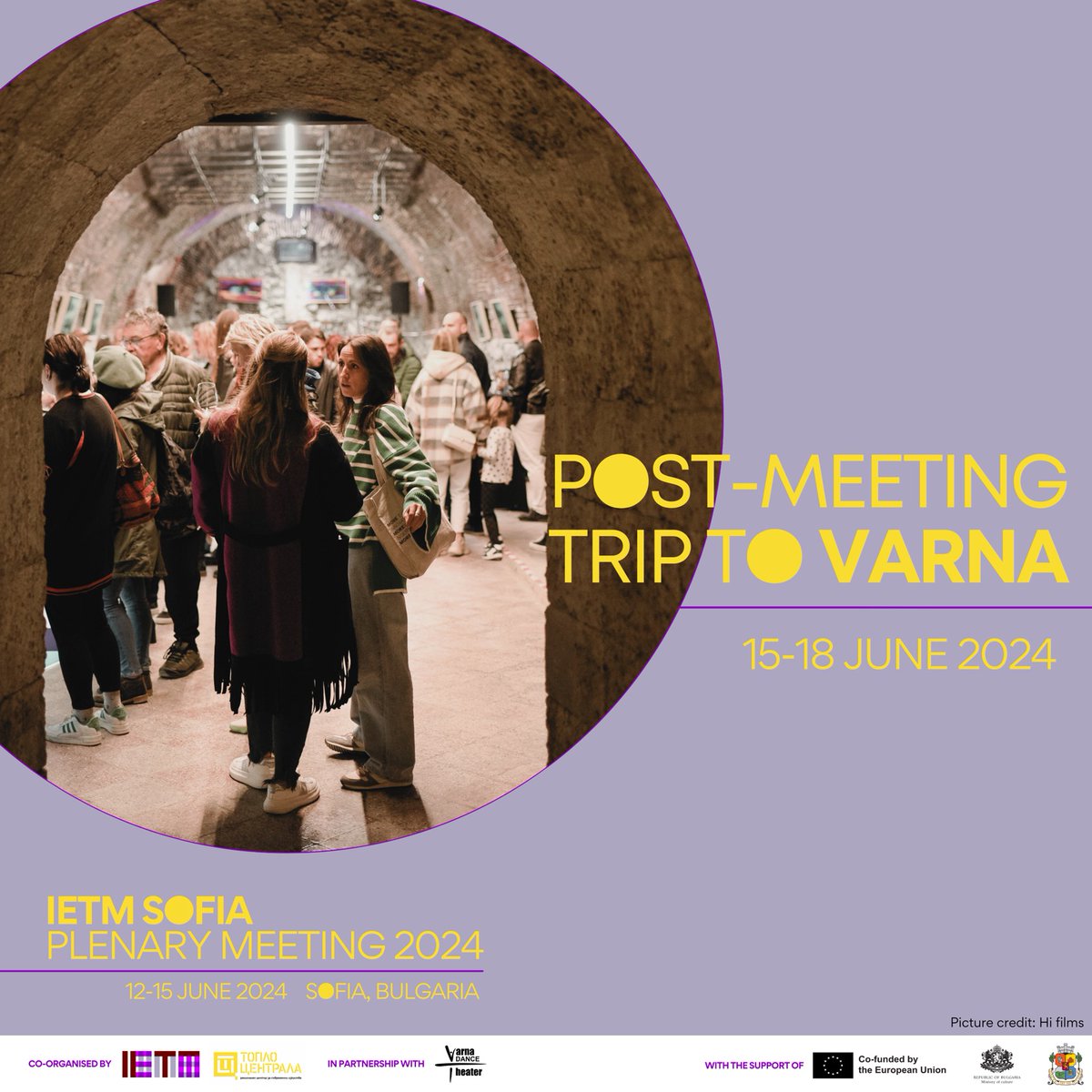 Would you like to participate in establishing a new performing arts venue? 🌊On 15-16.06 join the #IETMSofia post-meeting trip to Varna, The Sea capital of Bulgaria, organised in collaboration with Varna Dance Theater Check the programme & register: ietm.org/en/meetings/ie…