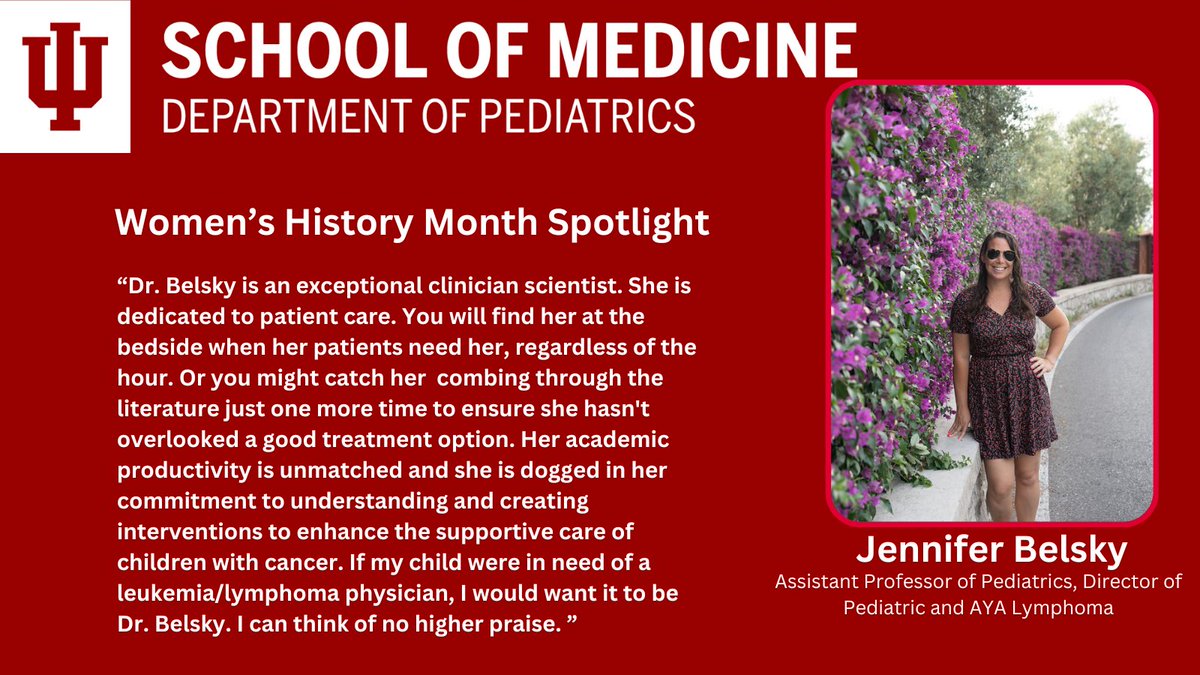 IU Department of Pediatrics tweet media