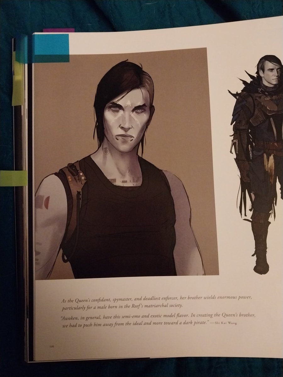 We as a society moved on too quickly from concept art Uldren/Crow and his tattoos.