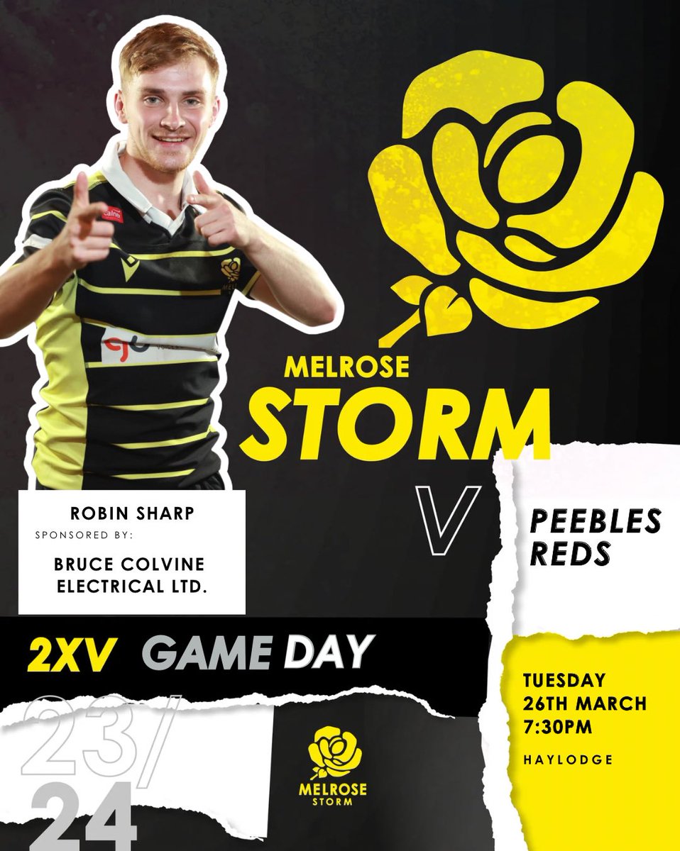 𝙏𝙪𝙚𝙨𝙙𝙖𝙮 𝙉𝙞𝙜𝙝𝙩 𝙇𝙞𝙜𝙝𝙩𝙨… The Storm head to Haylodge tonight to take on the Peebles Red ⚡️ Kick-Off - 7:30pm #StormArmy