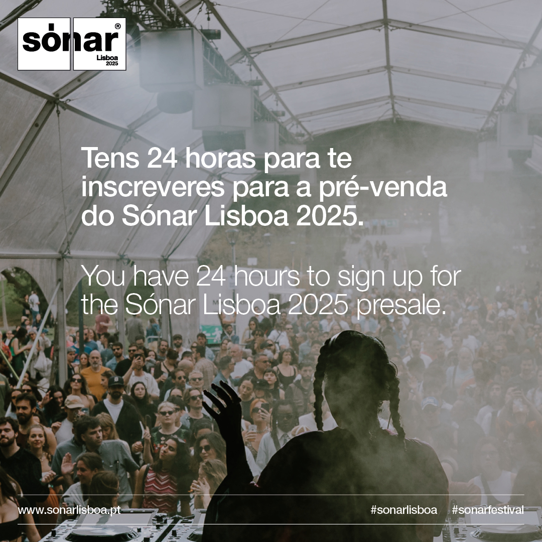 Missing Sónar Lisboa already? Sign up now to get exclusive access to our 2025 presale, and be the first to know about dates and details for next year. Hurry, you only have 24 hours before the list closes. Register here: bit.ly/sonarlisboa2025 #sonarlisboa #sonarfestival