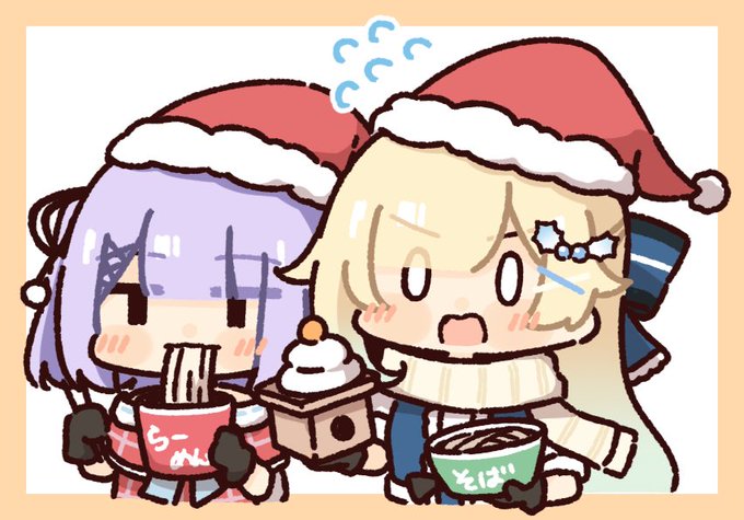 「クリスマス サンタ帽」のTwitter画像/イラスト(新着)