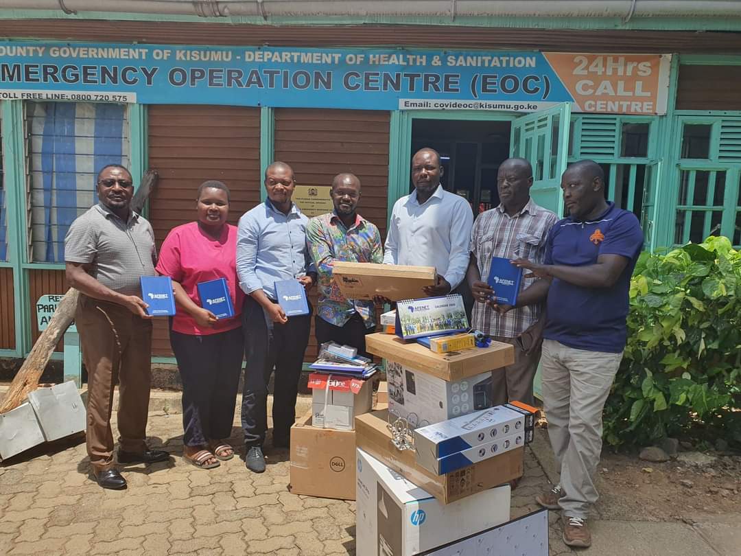 We are delighted to receive office stationeries from AFENET to support the Emergency Operations Center(EOC) operations. AFENET is one of our key development partners in areas of emergency health, disaster risk management and trainings. #Partnerships #Collaborations