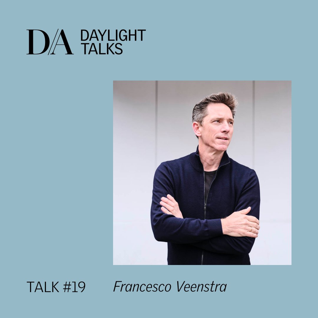 DAYLIGHT TALK #19 - online from 23 April 2024 - 'Transitional Society: A Delicate Balancing Act' by Francesco Veenstra, Government Architect for the Netherlands since 2021 and partner at Vakwerk architecten. 
#daylightandarchitecture #UIAarchitects #TU_Eindhoven #VAKWERK