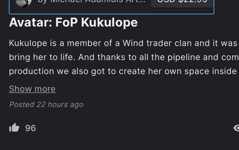 now confirm kukulope the windtrader member

#avatar #avatarthewayofwater #avatarfrontiersofpandora

artstation.com/artwork/aow0Kq