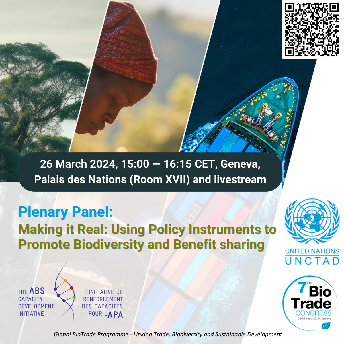 Next at @UNCTAD 's 7th #BioTrade Congress. Benefit sharing and biodiversity conservation through #BioTrade in African Union Biodiversity Strategy and Action Plan (ABSAP) and the African Continental Free Trade Area and its Protocols (AfCFTA). Register here: bit.ly/BioTrade-Congr…