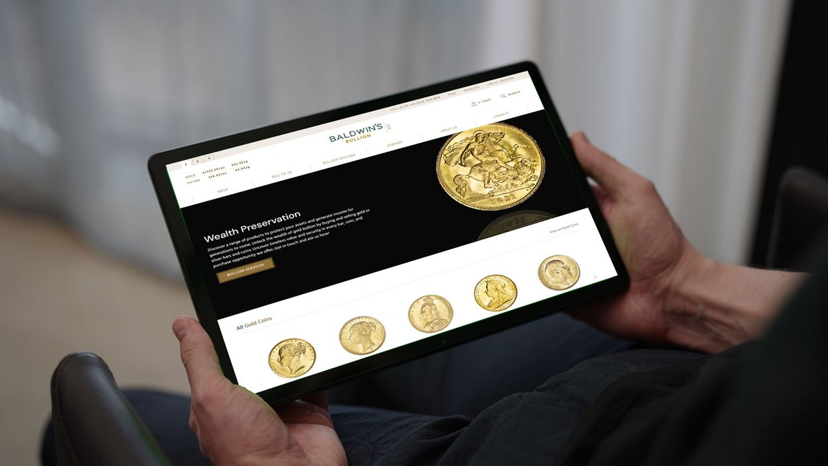 Baldwin's Numismatic department proudly presents our latest addition –Baldwin's Bullion. With a rich legacy spanning centuries, Baldwin's continues to uphold its legacy of excellence, now extending into the exciting realm of bullion trading. Click bit.ly/4adPGwf to view.