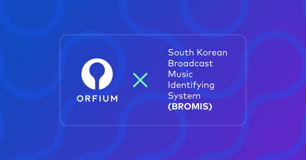 🚀 We're now the official music reporting partner for Korean broadcasters, teaming up with BROMIS! Our tech, Soundmouse by Orfium, will track music across 175 channels and radio stations, boosting transparency and accuracy in royalty payments. Read more bit.ly/3ITPoi7 📰