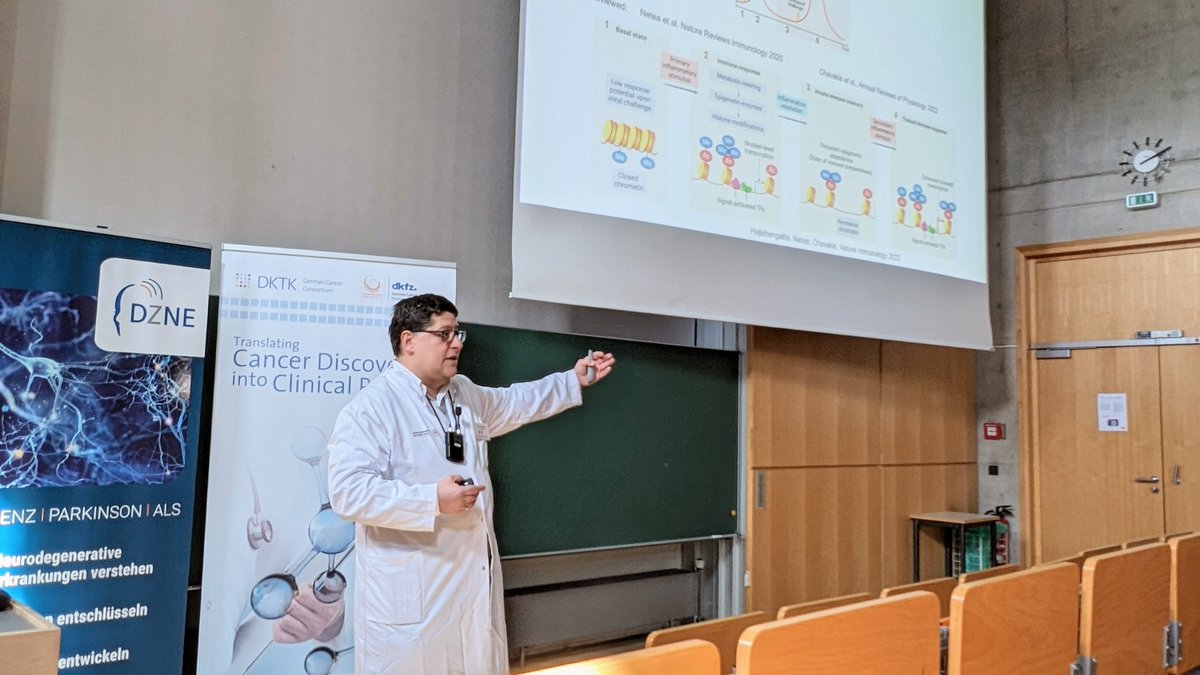 The DZG Innovation Fund is a joint research funding program of @DZG_Forschen. In a project focussing on the gut microbiom, Triantafyllos Chavakis from @Medizin_TUD is investigating circuits of innate immunity. #6thJointDZGSymposium