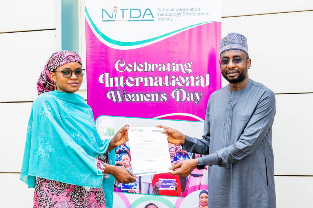 In commemoration of International Women's Day 2024, the National Information Technology Development Agency (NITDA) acknowledged the remarkable contributions of some of its female staff members during the Quarterly Staff General Meeting.