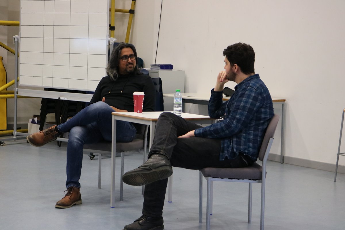 Our second March Speaker of the Month visited us yesterday! Ram V gave an insightful talk to students about his successful career as a comic book writer. Along with creating original work, Ram has written for DC Comics and Marvel! asfc.ac.uk/news/2024-03-2…