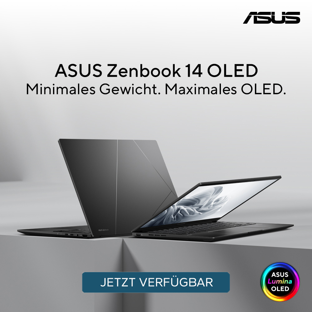 Bringe Deine Experience auf ein neues Level mit dem Kraftpaket #Zenbook 14 OLED. 💻 Das schlanke Design nutzt die Leistung der neuesten AMD Ryzen™ Prozessoren mit KI Unterstützung und eine kraftvolle AMD Radeon™-Grafik. 🦾✨ de.asus.click/yJ4seI

#ASUS #ASUStech #OLED