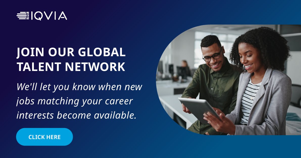 Considering a move to #IQVIA but your dream job isn't available yet? ✍🏽 Join our Global Talent Network and we can let you know when it is: bit.ly/496hr8I #WeAreIQVIA