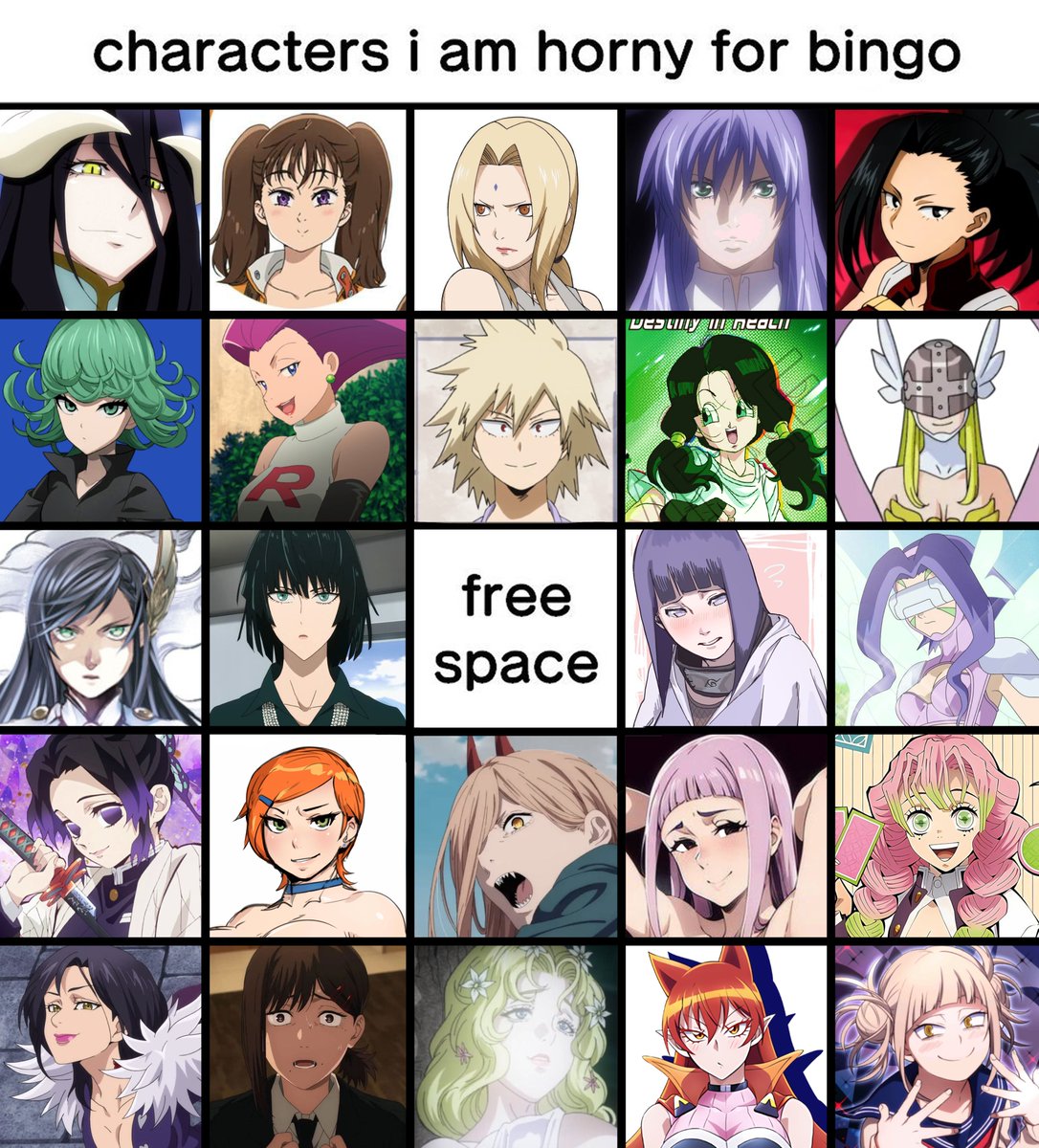 It's a little late to do this but who cares...
There were about 10 more characters missing but only these came to mind. 😐