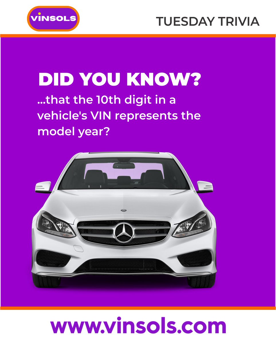 Did you know that the 10th digit in a vehicle's VIN represents the model year? Can you guess what letter corresponds to which year range?

 Comment below with your answers!
 #VINSOLS1 #VINCHECK #TriviaTuesday #verydarkman #Dollar #Gistlover   1 USD  Eniola   Diddy  Marko   Audi