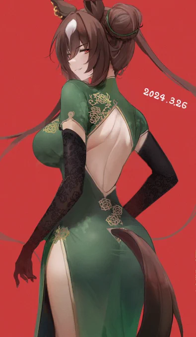 シリウスさんお誕生日おめでとう!チャイナドレスしたい#シリウスシンボリ生誕祭2024 