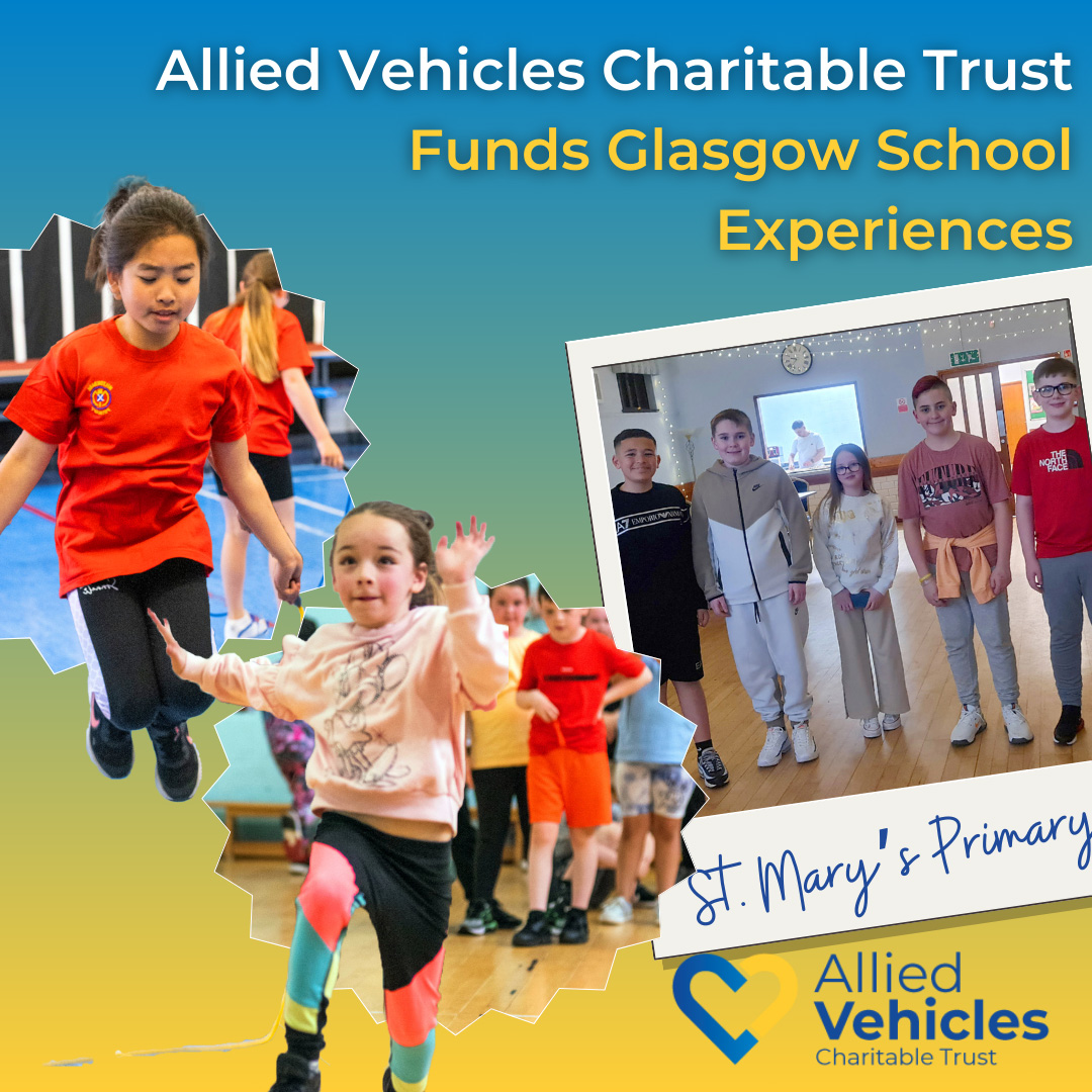 Allied Vehicles Charitable Trust supports litereacy, educational and social growth in two Glasgow primary schools, St. Mary's and St. Joseph's Primary Schools, and youth sports coaching programme @WinningScotland. Read more at ow.ly/kga950R24of #AlliedFamily #WeMovePeople