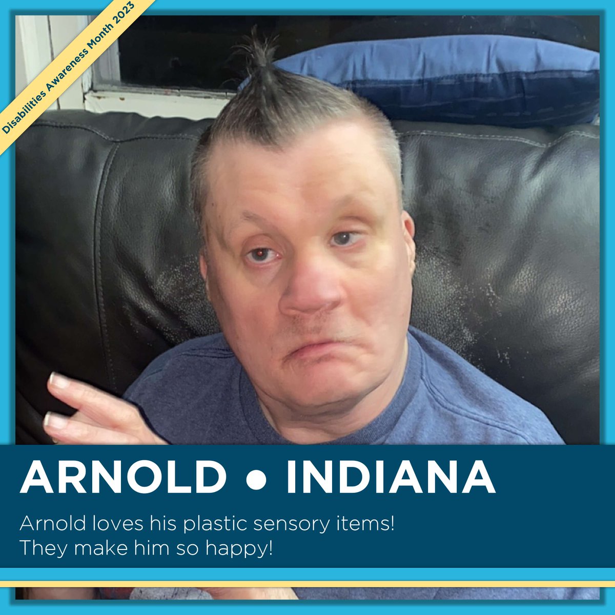 Benchmark_HS's tweet image. March is National Disabilities Awareness Month! Throughout March, the individuals we serve will share their interests and hobbies with all of you as we celebrate #NDAM! #NDAM2024 #NationalDisabilitiesAwarenessMonth2024