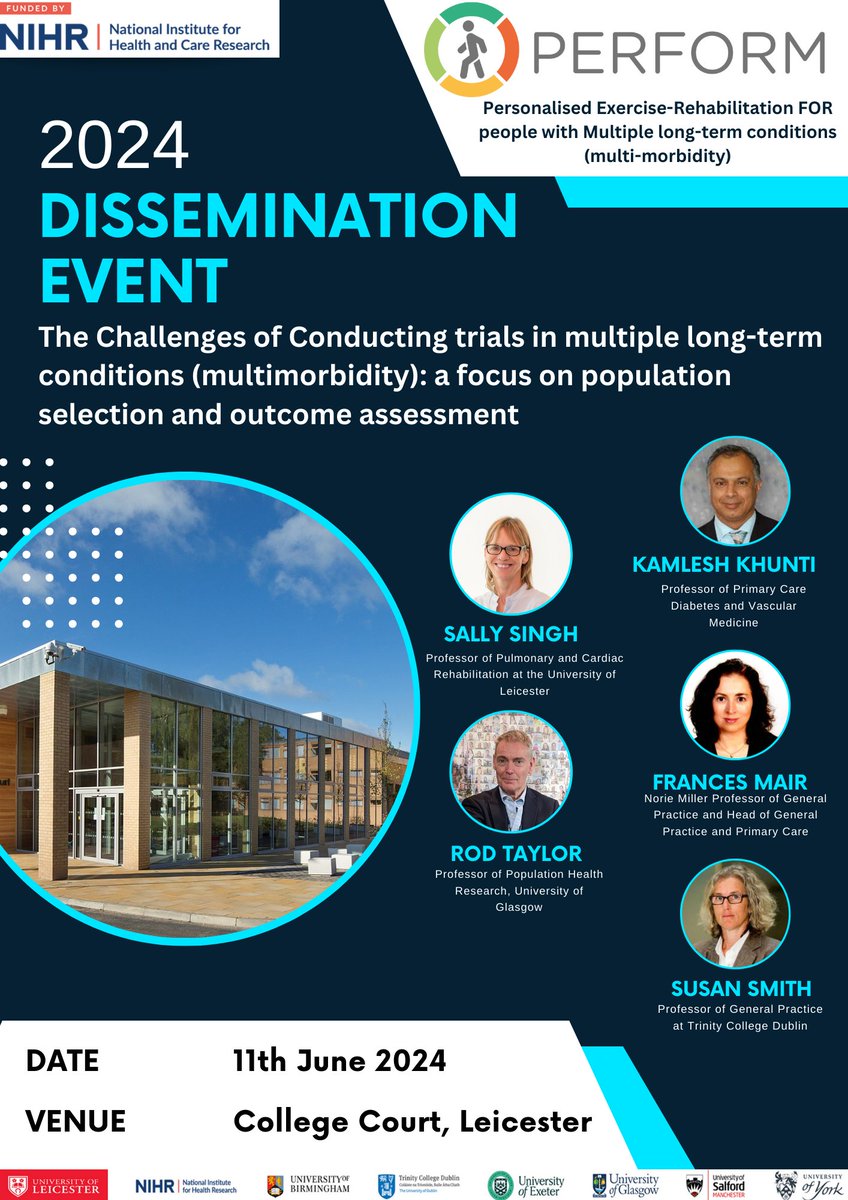 Don't forget to register for our @PerformTrial Dissemination Event 2024 at buytickets.at/performtrial/1…… #PerformDisseminationEvent