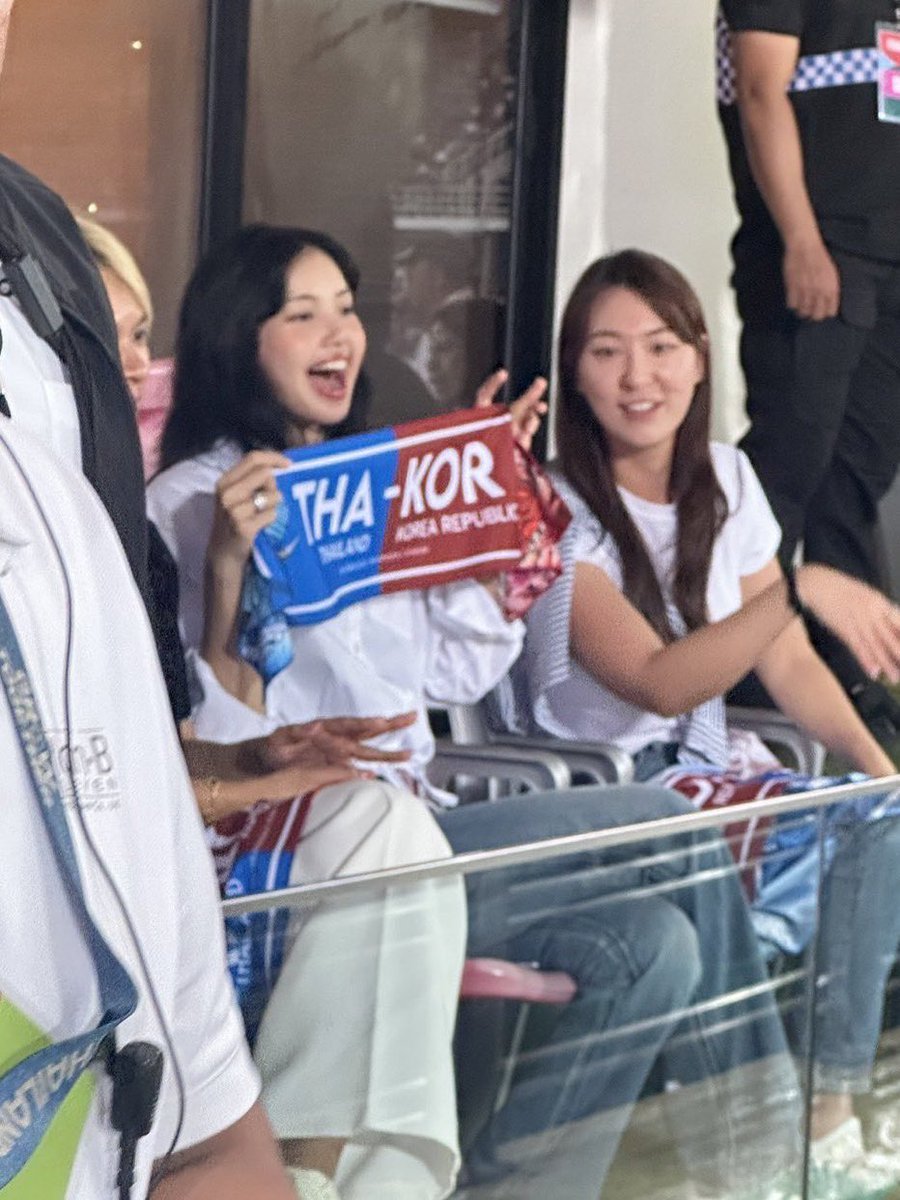 BLACKPINK's Lisa spotted at the 2026 FIFA World Cup Qualified today.