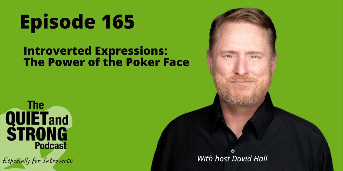Do people say your expressions are hard to read? Join me on ep165, “Introverted Expressions: The Power of the Poker Face,” as we uncover the #strengths and challenges of naturally having a neutral expression. : QuietandStrong.com/165 #introvert #introverts #introvertproblems