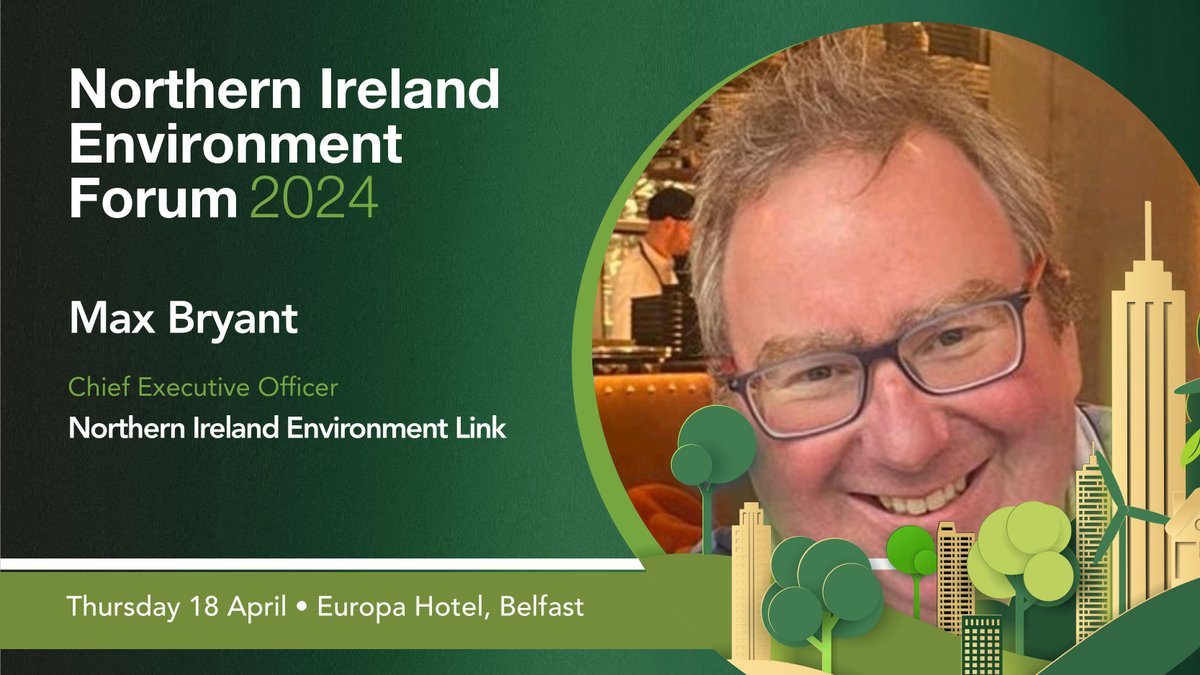 Northern Ireland Environment Forum 2024 Sponsored by Carson McDowell In association with the Department of Agriculture, Environment and Rural Affairs Meet the speakers 🤝 Max Bryant Northern Ireland Environment Link Less than a month to register ⏰ nienvironmentforum.com