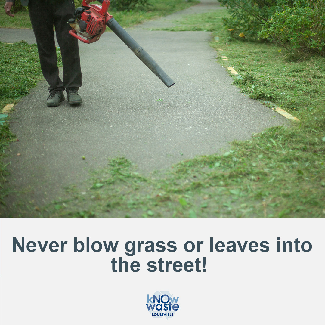 Lawn mowing season is starting - please do not blow grass clippings into the street! They clog the storm drains and may be dangerous for cyclists. And if you use a lawn service, tell them not to do this!