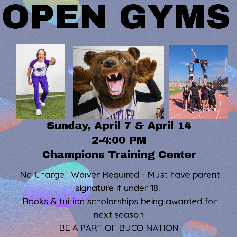 Information and Waiver available here:  butlergrizzlies.com/sports/cheer/T…
