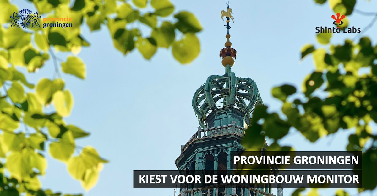 Breaking news: de <a href="/provgroningen/">Provincie Groningen</a> kiest voor de Woningbouw Monitor! Met het gebruik van de Woningbouw Monitor wil de provincie de 10 Groningse gemeenten ondersteunen in het monitoren van de voortgang van de woningbouwopgave en de regionale woondeals. Check: bit.ly/3vxFFuF