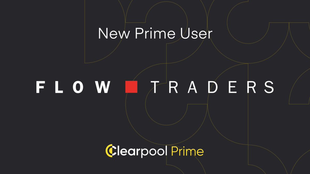 🚨 #RWA Alert! 🚨

Euronext-listed leading global trading firm <a href="/FlowTraders/">Flow Traders</a> has become the latest institution to use #ClearpoolPrime for borrowing #stablecoins!

Flow Traders initiated a USDT 4 million loan on Clearpool Prime, the ground-breaking institutional-grade #DeFi credit